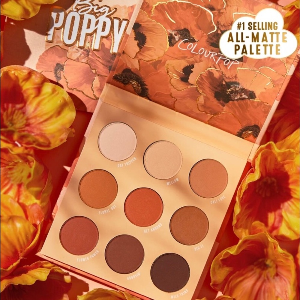🧡HP NWT🧡 ColourPop Big POPPY Eye Shadow Pallet.